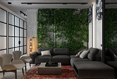 Дизайн-проект кухни-гостиной от Дениса Черного